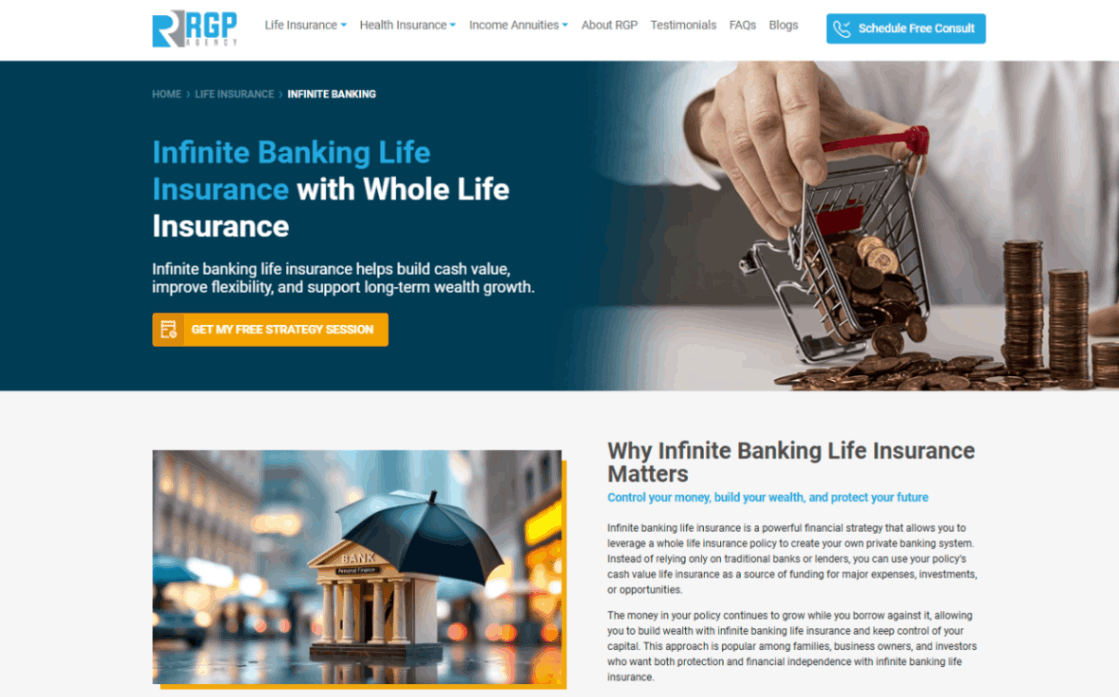 Infinite Banking Life Insurance | Cash Value and Wealth