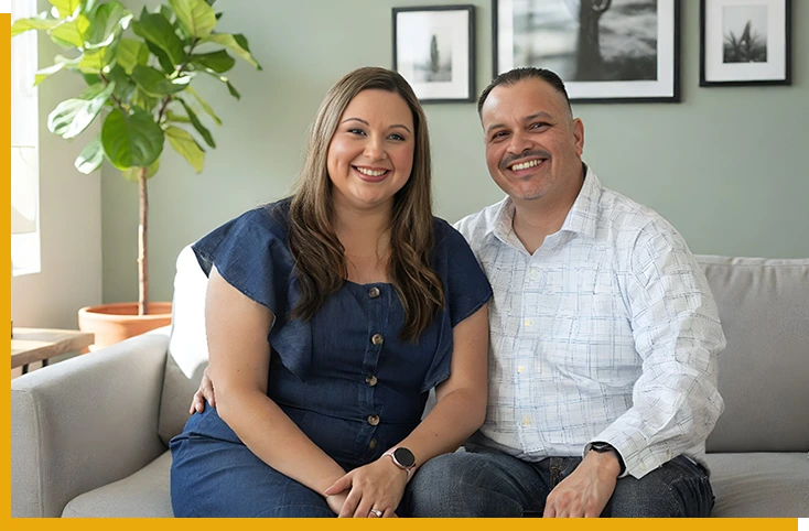 Meet Pablo <span class="d-block"> and Genesis Pérez </span>