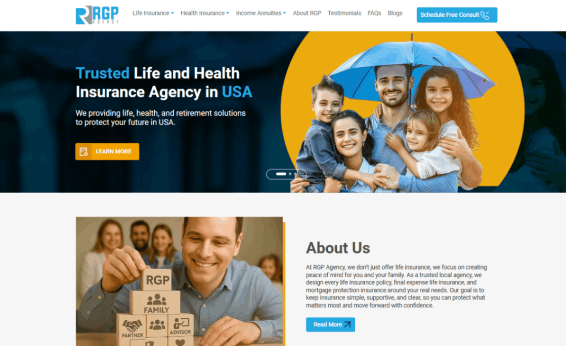 RGP Agency: Top Life and Health Insurance Agency in USA