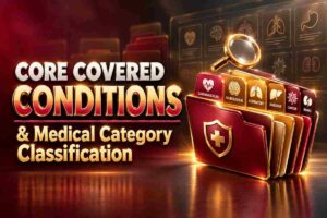 Core Covered Conditions and Medical Category Classification